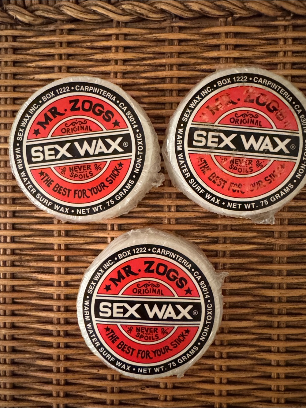 Mr. Zog's Sex Wax Original Surf Wax (3 pack)